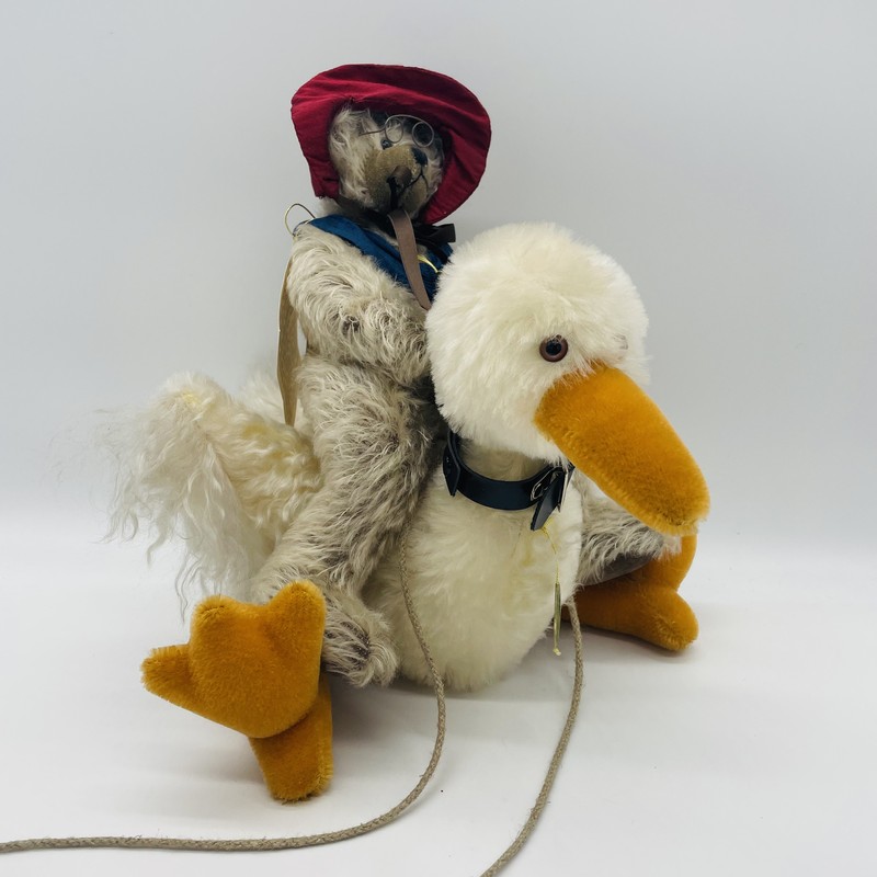 Hermann Coburg Gänsemutter Mother Goose 34cm und 28cm limitiert 1000