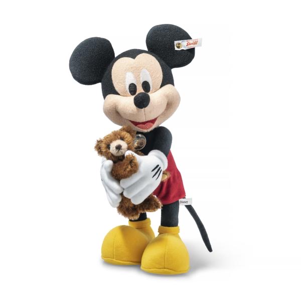Steiff Disney Mickey Mouse mit Teddybär 355943 limitiert 2023 aus 2023 31cm Mohair
