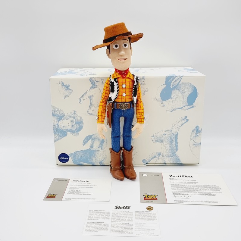STEIFF 354915 - Toy Story Woody Sheriff Limited Edition LED 113 Limitiert Disney