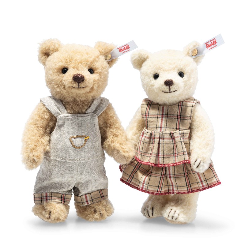Steiff Teddybär Ben und Mila 007170 Geschwister Set 2022 16 cm